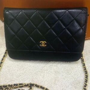 Chanel Classic Black Quilted Crossbody Bag